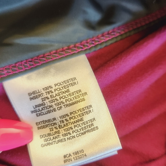 Lole Icy Vest Mulberry Quilted Sleeveless Outerwear Activewear Hiking Winter - Picture 8 of 12